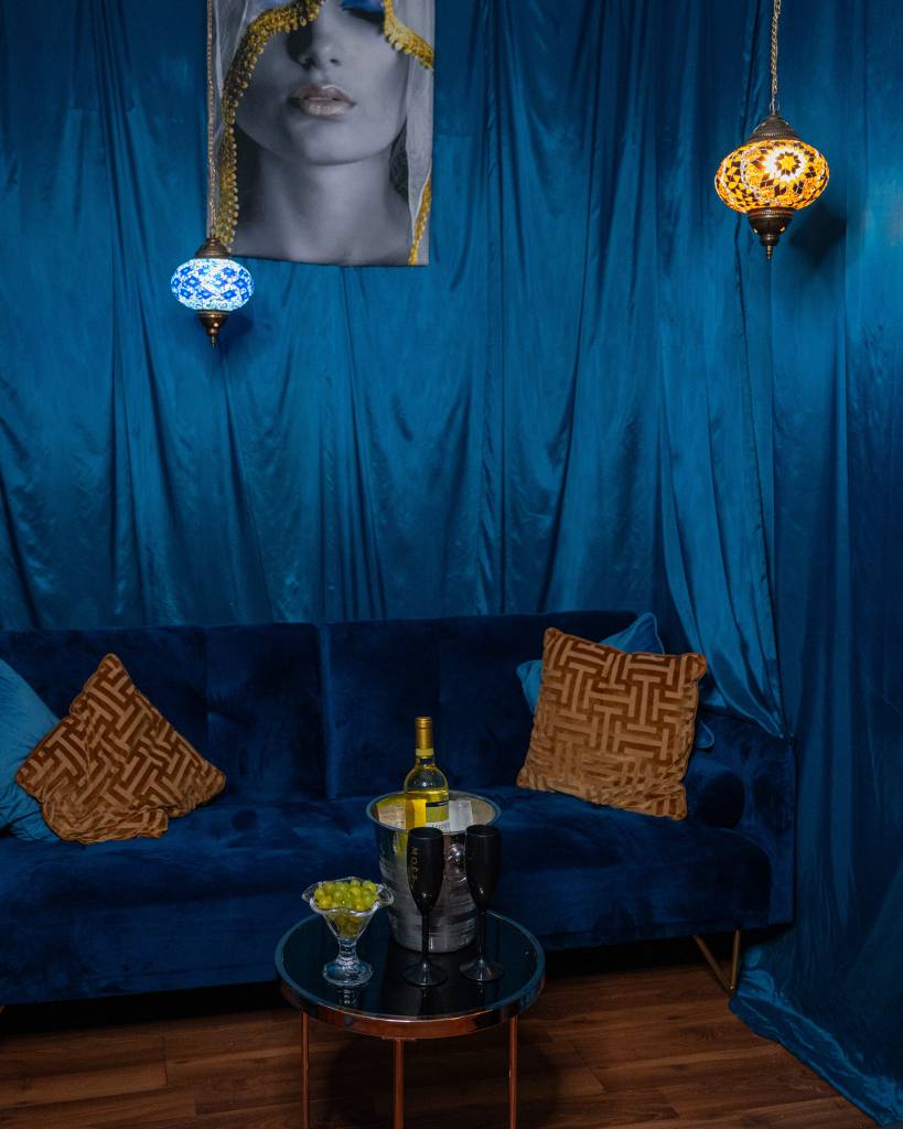 Sala azul de masajes hammam