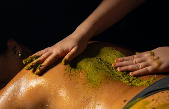 Masaje Hammam con polvos