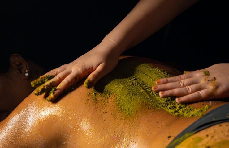 Masaje Hammam con polvos